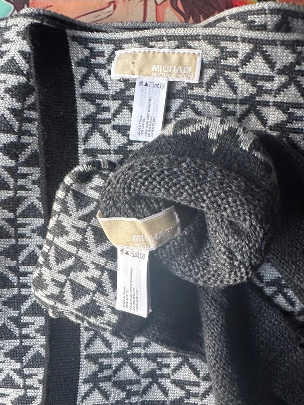 Michael Kors Scarf & Glove Set